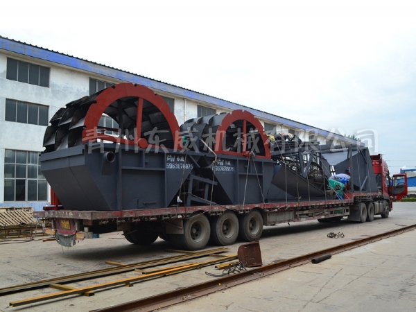 洗沙設(shè)備發(fā)貨現(xiàn)場